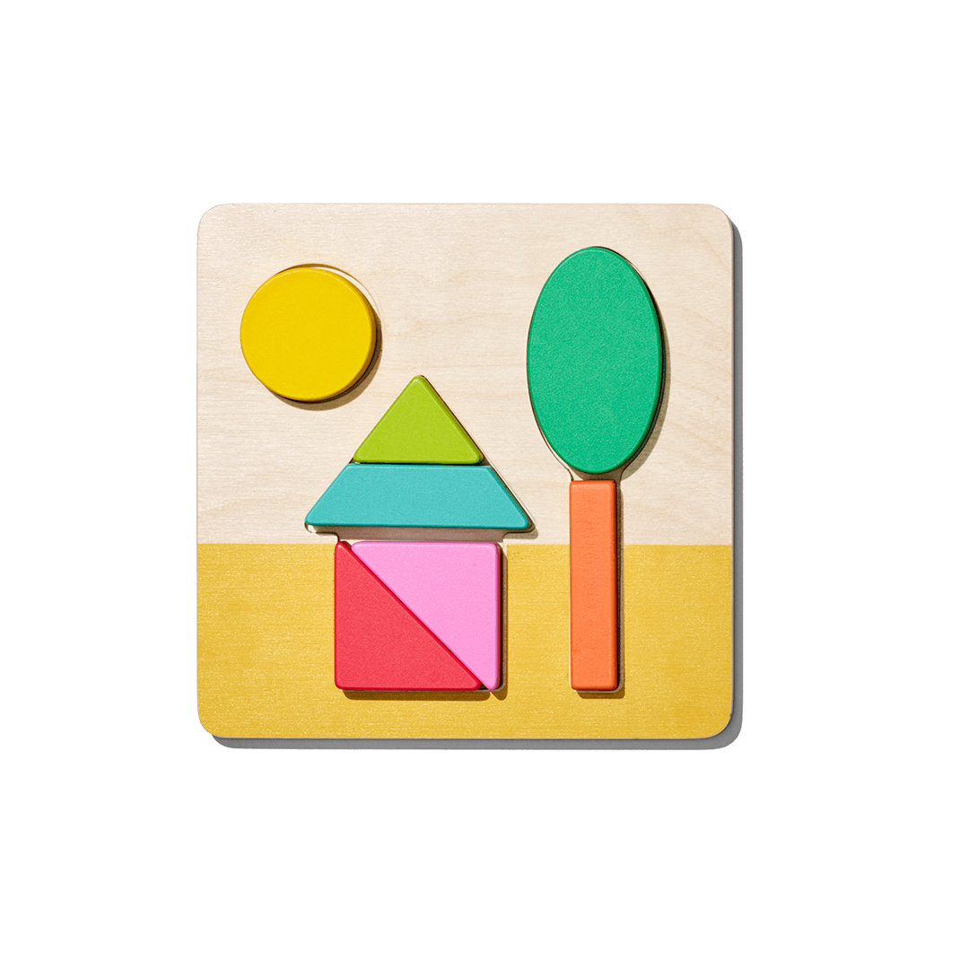 Double-Sided Sunny Day Puzzle from The Helper Play Kit