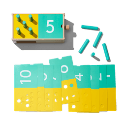 Wooden Counting Box from The Free Spirit Play Kit