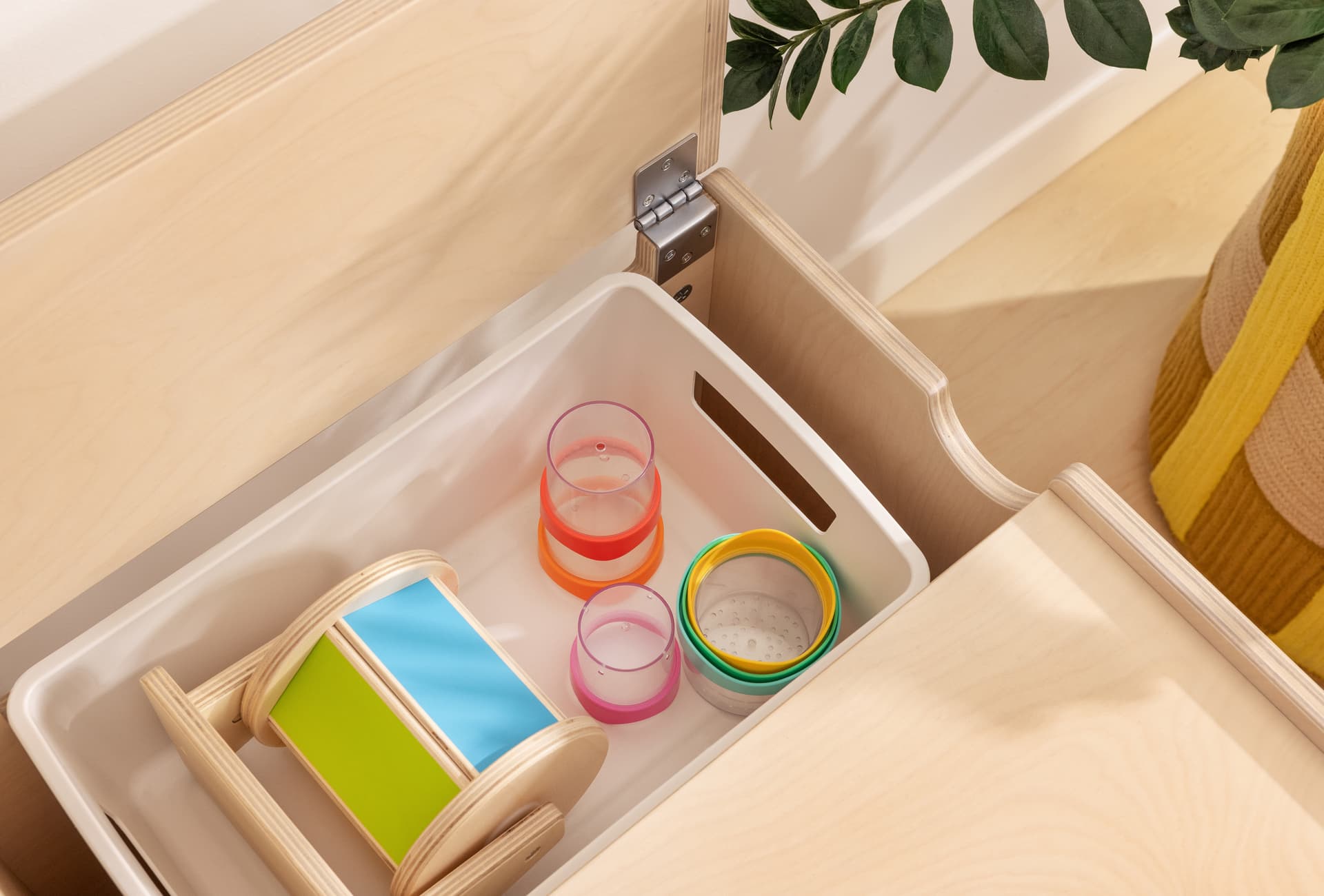 Inside The Montessori Playshelf by Lovevery