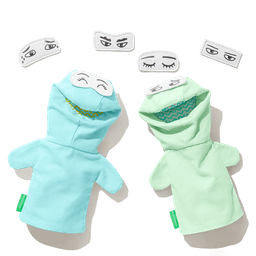 Storytelling Puppet Set With Changing Emotion Eyes from The Storyteller Play Kit