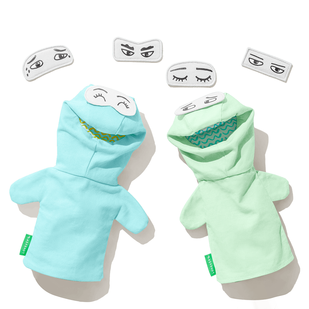 Storytelling Puppet Set With Changing Emotion Eyes from The Storyteller Play Kit